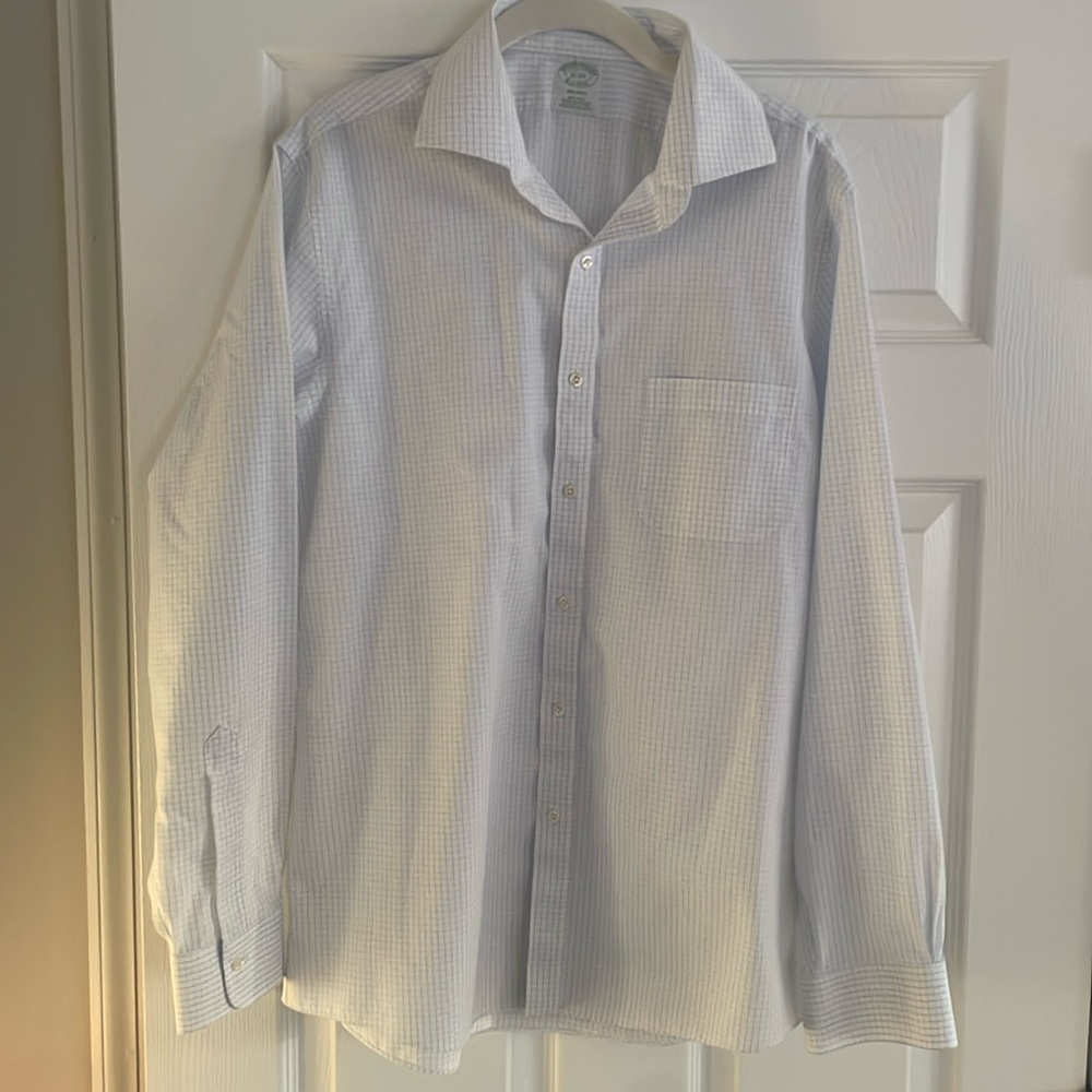 Brooks Brothers Milano 16-34 Non Iron Oxford Shirt
